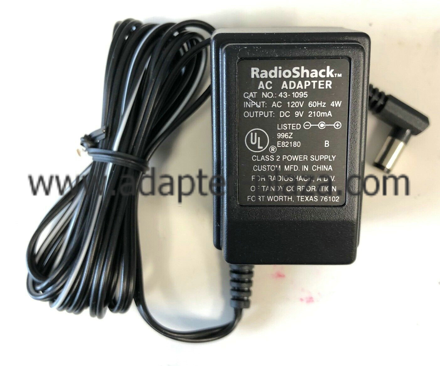 *Brand NEW*RadioShack Class 2 DC 9V 210mA 43-1095 POWER SUPPLY